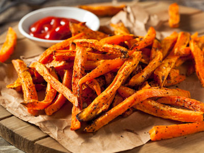 Süßkartoffeln Pommes